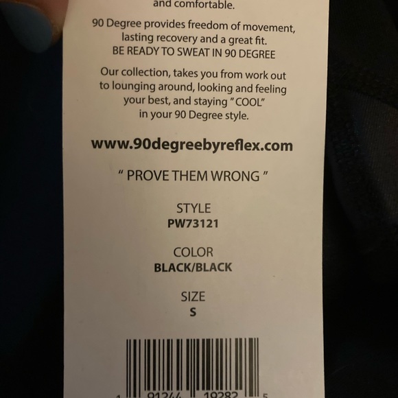 90• Degree by Reflex black leggings - Picture 6 of 8